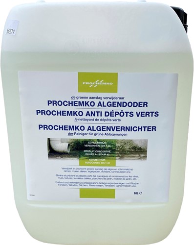 Prochemko algendoder groene aanslagverwijderaar Can 10L concentraat