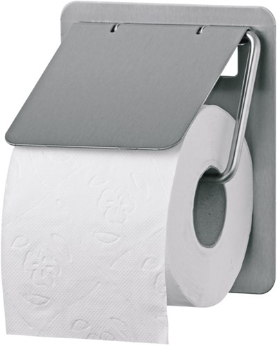 SanTRAL toiletrolhouder 1rols TRU 1 E RVS geborsteld standaard toiletpapier