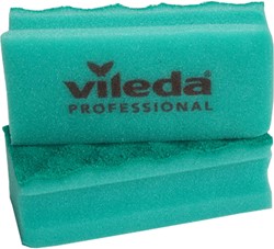 Vileda PURActive schuurspons 15x7cm groen Pak 10 stuks
