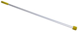 SYR aluminium steel 140cm geel met schroefaansluiting