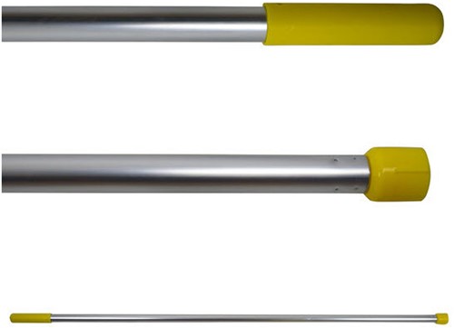 SYR aluminium steel 140cm geel met schroefaansluiting-2