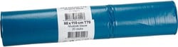 Powersterko afvalzakken LDPE 80x110cm blauw T70 Rol 20 stuks