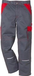 Kansas werkbroek 2019 LUXE Mt: 54 grijs/rood ICON Fristads
