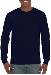 Gildan T-shirt Lange mouwen Mt: XL navy Heren comfort fit Ultra