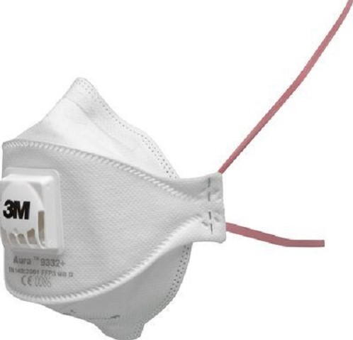 3M Fijnstofmasker FFP3 + inclusief ventiel 9332 Doos 10 stuks