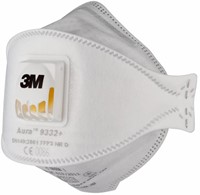3M Fijnstofmasker FFP3 + inclusief ventiel 9332 Doos 10 stuks-2