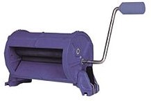 Filmop microroll pers kunststof blauw microvezeldoek wringer