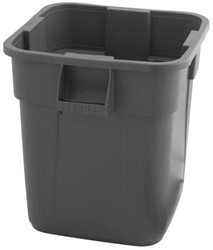 Rubbermaid Brute container vierkant 151,4L grijs
