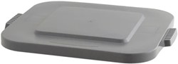 Rubbermaid Snap-On deksel grijs, vierkant Polyethyleen, t.b.v. FG353600