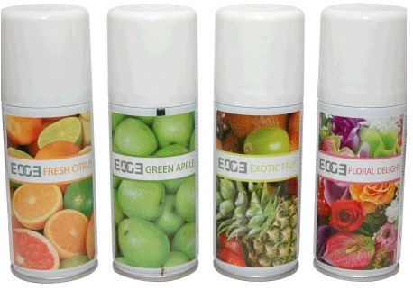 Euro diverse geuren luchtverfrisser 490768 Quartz/Pearl Doos 4x3x100ml