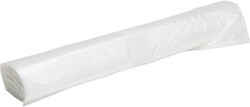 Powersterko afvalzakken HDPE 70x110cm transparant T23 Rol 20 stuks