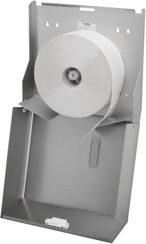 SanTRAL toiletroldispenser jumbo RHU 31 E RVS geborsteld-2