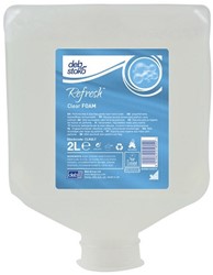 Deb Refresh Clear FOAM schuimzeep zonder parfum Doos 4x2L patroon