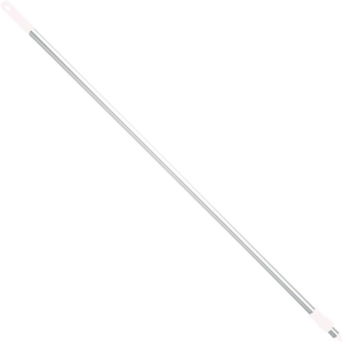 Ecolab aluminium steel 150cm x Ø25mm wit t.b.v. vloertrekker
