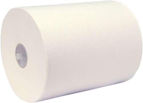 Euro handdoekrol Ultimatic cellulose wit 128025 verlijmd 2lgs 130m x21cm Pak 6 rol-2