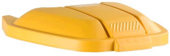 Rubbermaid deksel Mobile Geel 515x560x80mm.
