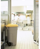 Rubbermaid deksel Mobile Geel 515x560x80mm.-2