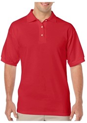 Gildan polo Jersey Mt:L, red Comfort Fit, DryBlend, heren