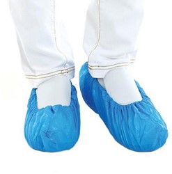 Comfort schoenovertrek geruwd PE 41x15cm blauw 35my Doos 20x100 stuks