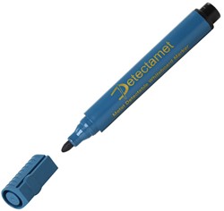 Detectamet whiteboardmarker zwarte inkt kogel punt  ^ detecteerbaar