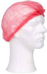 Comfort baret wokkel PP latexvrij rood Ø52cm Doos 10x100 stuks