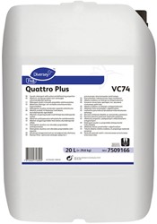 Diversey Quattro Plus VC74 alkalisch reinigingsmiddel laagschuimend Can 20L