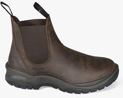Grisport V-schoen 72457C S3 Mt:44, bruin, hoog instapmodel