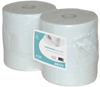 Euro toiletpapier maxi jumbo cellulose wit P50777 2 lgs. 300m Pak 6 rol