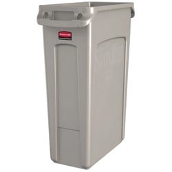 Rubbermaid Slim Jim® container 87L, beige Met luchtsleuven