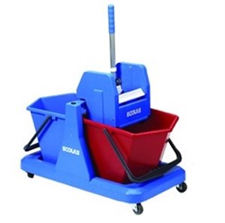 Ecolab Perfekt rolemmer Duo incl. vlakmoppers kunststof met stootrand