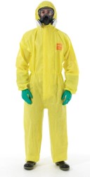 Microchem 3000 coverall Mt:XXL, geel Model 111 Alphatec