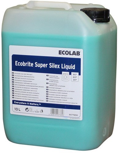 Ecolab Ecobrite Super Silex liquid totaalwasmiddel vloeibaar Can 10L