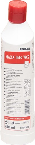 Ecolab MAXX Into WC2 geconc. zure toiletreinger Flacon 750ml