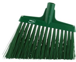 Vikan hygiene hoekbezem 30cm groen hard 29142