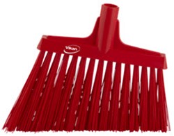 Vikan hygiene hoekbezem 30cm rood hard 29144