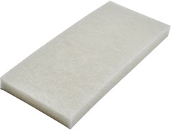 3M Scotch-Brite doodle bug pad wit 11,7x25,4cm 8440 Pak 10 stuks
