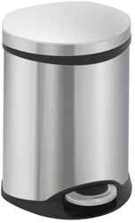 Pedaalemmer Shell Bin EKO 6L, RVS mat, Fingerprint Proof