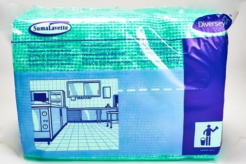 Diversey Suma Lavette hygienedoek 51x36cm groen W1 semi-disposable Pak 25 stuks-2