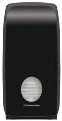 Aquarius gevouwen toiletpapier dispenser zwart 7172