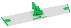 Greenspeed Q-line 40cm vlakmopplaat Velcro met standaard koppeling