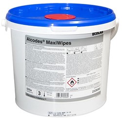 Ecolab Alcodes MaxiWipes hygienedoekje blauw Emmer 500 stuks