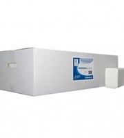 Euro handdoek multifold cellulose wit verlijmd 226034 2lgs. 32x20,6cm Doos 25x120 st