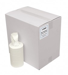 Boxpapier mini cellulose wit zonder koker 2lgs. 60mx20cm Pak 12 rol