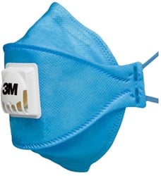 3M Aura  stofmasker FFP2 Incl.ventiel. Doos 12x10 stuks