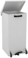 Carro-kick mobiele pedaalemmer 110L, wit