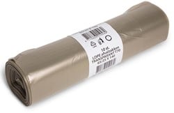 Powersterko afvalzakken LDPE 65/25x140cm transparant T70 Rol 10 stuks