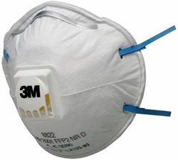 3M Fijnstofmasker FFP2S Inclusief ventiel 8822 Doos 10 stuks