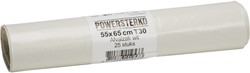 Powersterko T30 LDPE pedaalemmerzakken 40 liter 55x65 cm rol 25 stuks