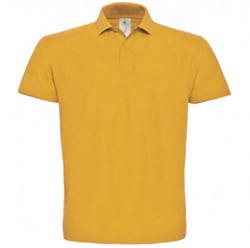 B&C ID.001 Piqué polo Mt:L, chili gold Men's