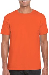 Gildan T-shirt Mt:XL, orange Regular Fit, SoftStyle, heren